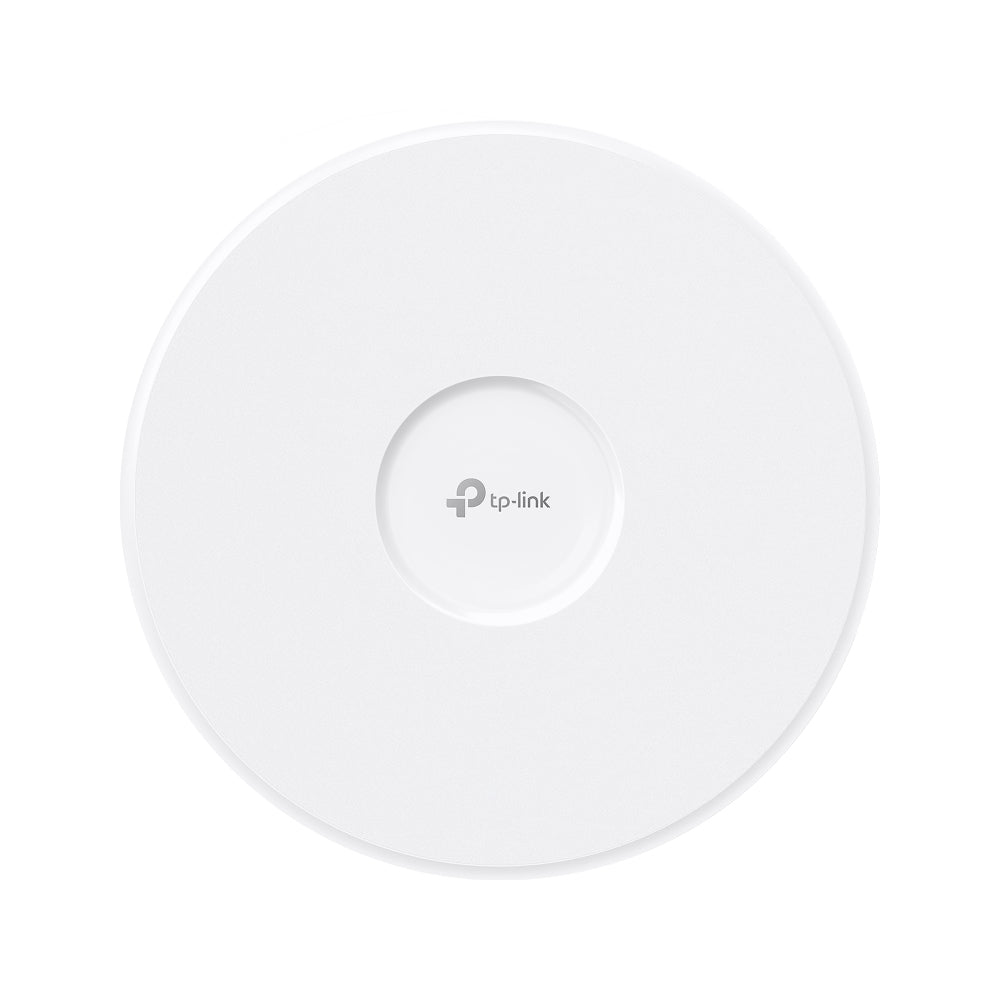 Punto de Acceso Omada / Wi-Fi 7 BE11000 MU-MIMO 2x2 / 1 Puerto 10 Gbps / Mesh Omada / Operaciones Multiencale (MLO) / Configuración por Controlador o Stand-Alone / Para Montaje en Techo/pared / Alimentación PoE+