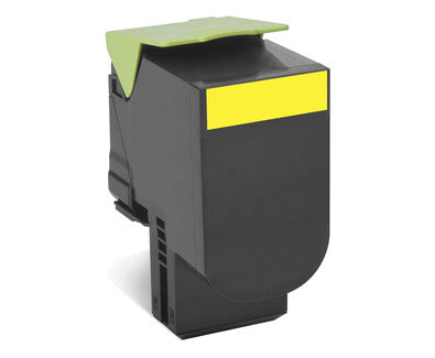 Lexmark 808SY cartucho de tóner 1 pieza(s) Original Amarillo