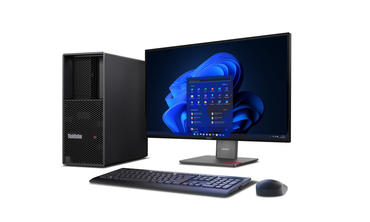 Lenovo ThinkStation P3 Tower Gen 2 Intel Core Ultra 7 265 32 GB DDR5-SDRAM 1 TB SSD NVIDIA RTX 2000 Ada Windows 11 Pro Estación de trabajo Negro