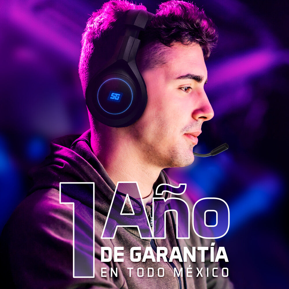Vorago HS-501 audífono y auriculare Auriculares Alámbrico Diadema Juego Negro