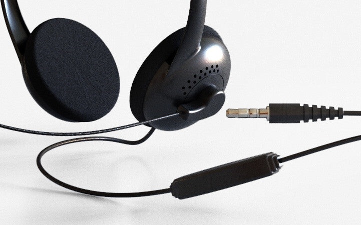 Xtech XTH-230 audífono y auriculare Auriculares Alámbrico Diadema Oficina/Centro de llamadas Negro