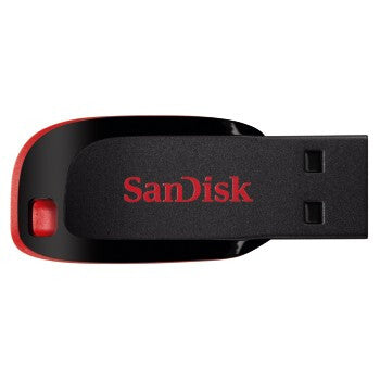 SanDisk Cruzer Blade unidad flash USB 64 GB USB tipo A 2.0 Negro, Rojo
