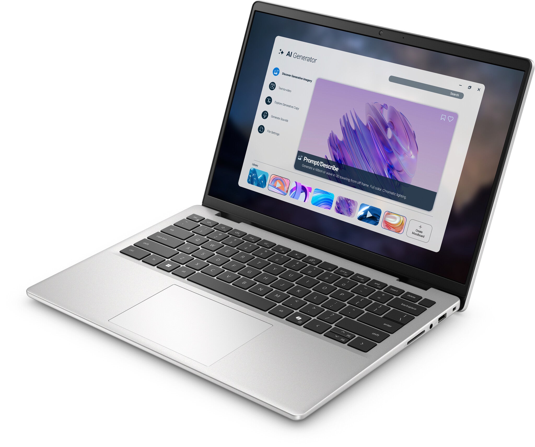 DELL Pro 14 Essential PV14255 AMD Ryzen™ 5 220 Computadora portátil 35.6 cm (14") Full HD+ 8 GB DDR5-SDRAM 512 GB SSD Wi-Fi 6 (802.11ax) Windows 11 Pro Español Plata