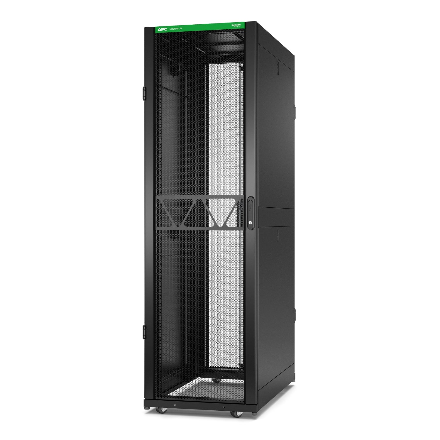 RACK PARA SERVIDORES APC NETSHELTER SX GEN 2, 42U, 1991 ALTO X 600 ANCHO X 1070 PROFUNDIDAD MM, CON LATERALES, NEGRO
