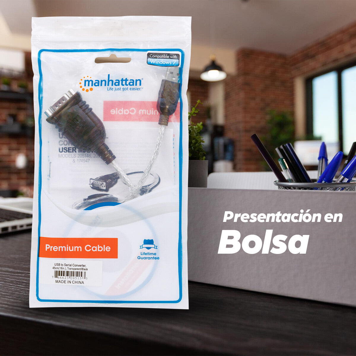 Manhattan Convertidor Serial a USB