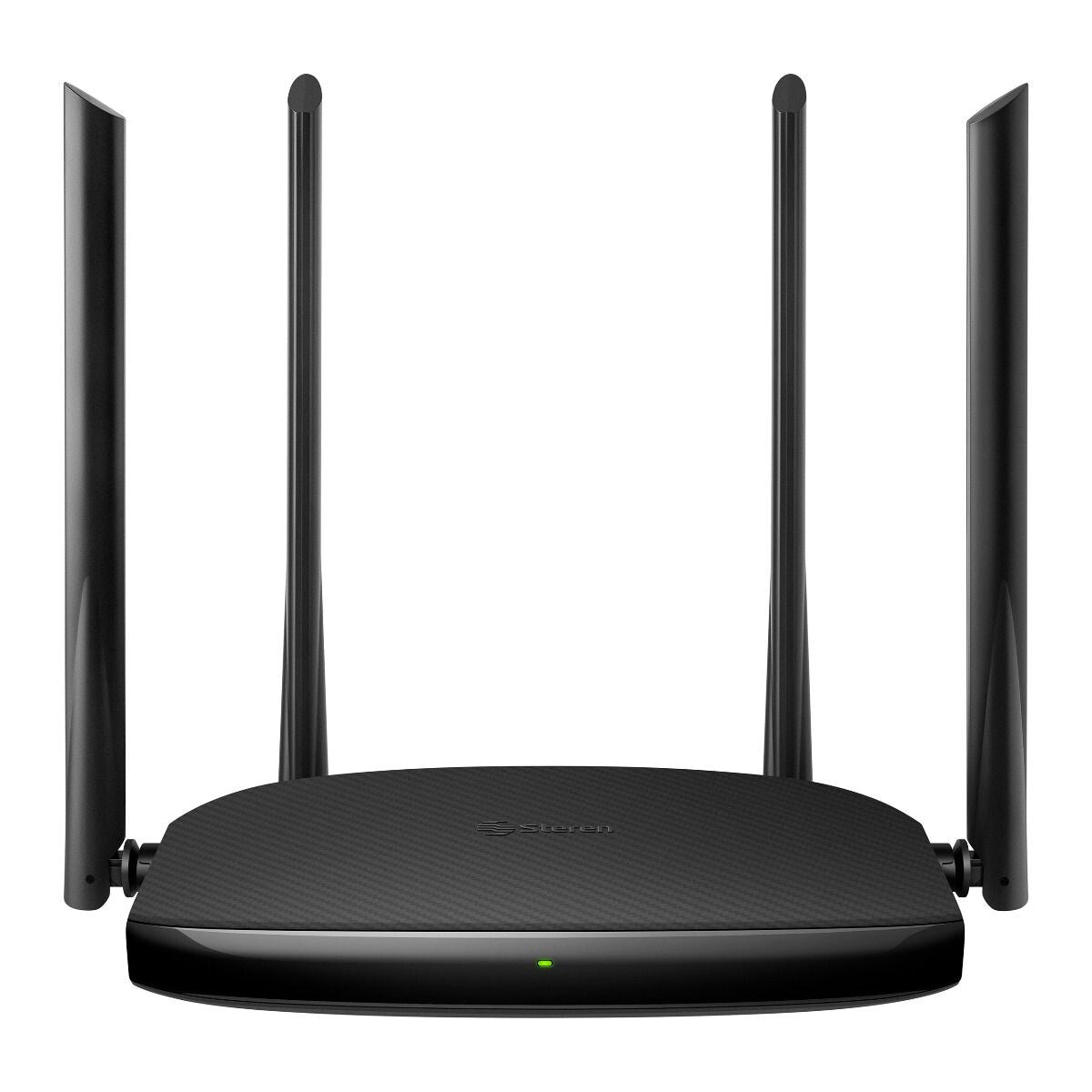 Steren COM-852 router inalámbrico Gigabit Ethernet Doble banda (2,4 GHz / 5 GHz) Negro