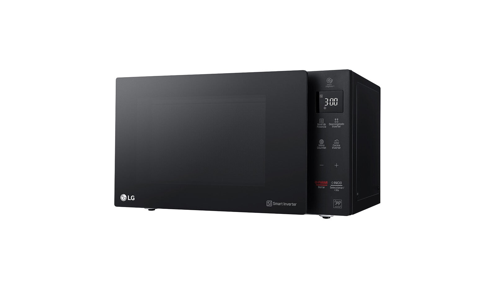 LG MS1536GIS microondas Negro Microondas con parrilla Mostrador 42 L 1400 W