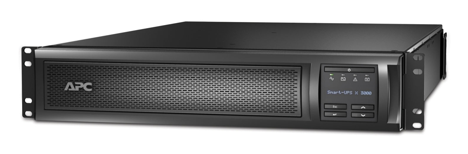 APC Smart-UPS 3000VA/2700W 2U Rack/Tower LCD 100-127V 7 Outlets Black