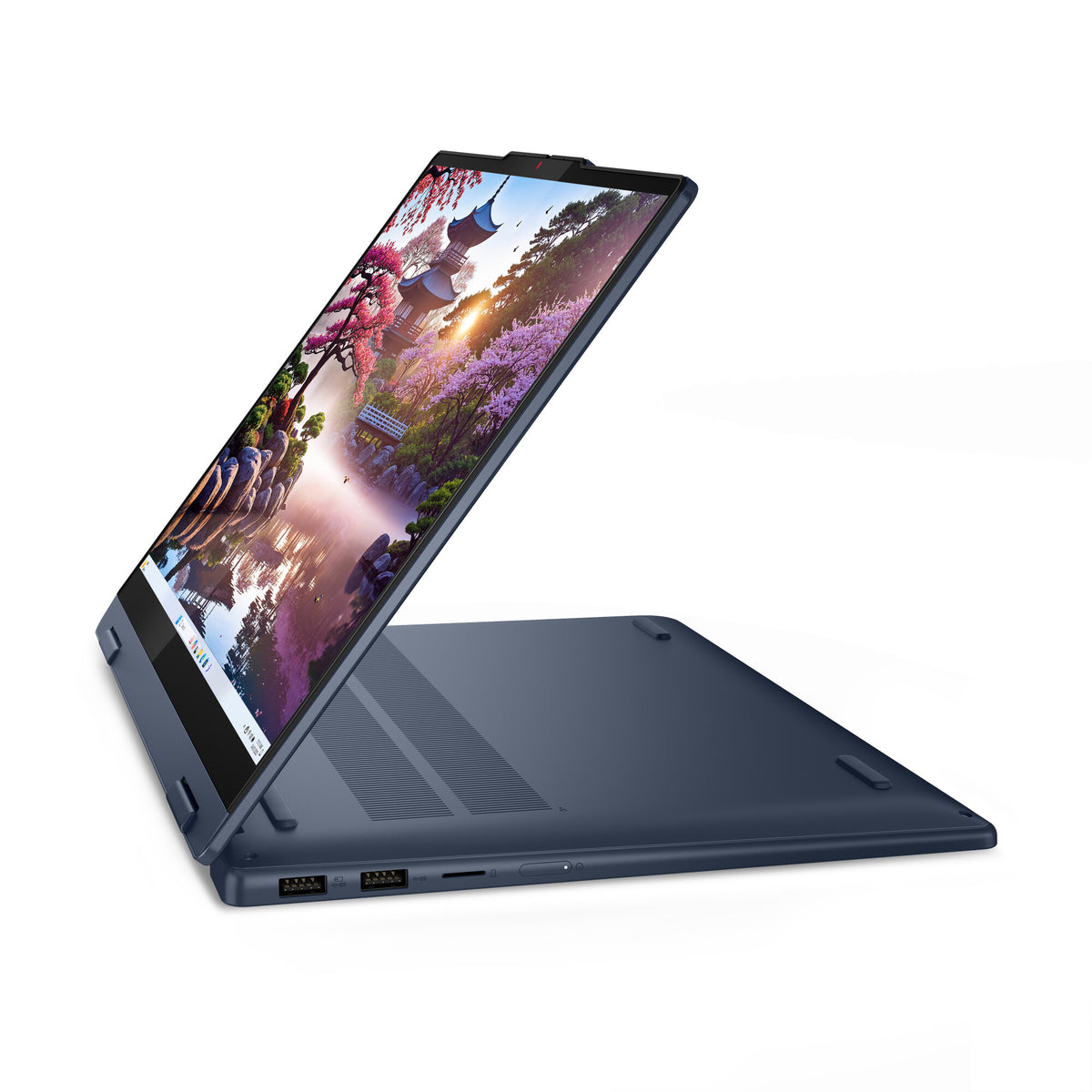 Lenovo IdeaPad 5 2-in-1 14AKP10 Copilot+ PC AMD Ryzen AI 7 350 Híbrido (2-en-1) 35.6 cm (14") Pantalla táctil WUXGA 16 GB 512 GB SSD Wi-Fi 7 (802.11be) Windows 11 Home Español Azul