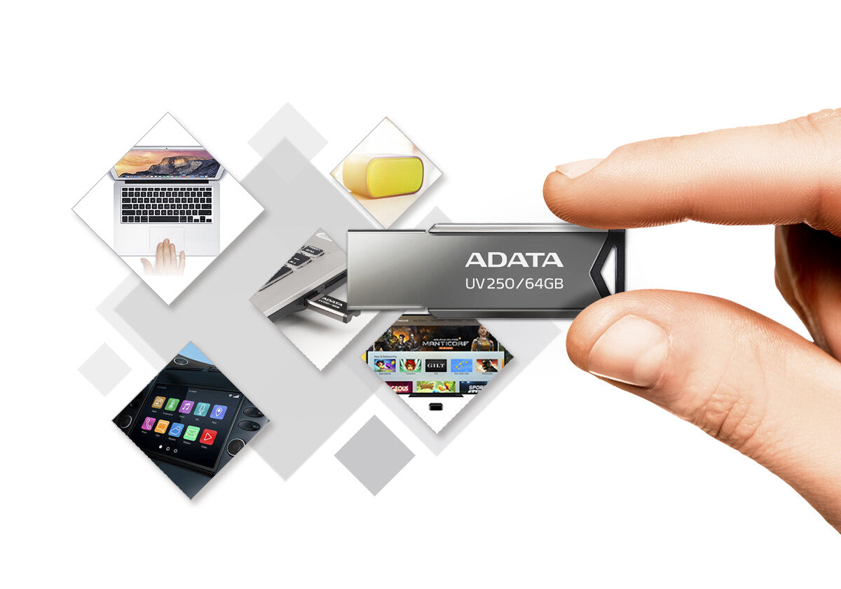 ADATA UV250 unidad flash USB 32 GB USB tipo A 2.0 Plata