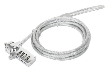 Manhattan Anti-Theft Laptop Security Lock with K-Slot and 4-Digit Combination