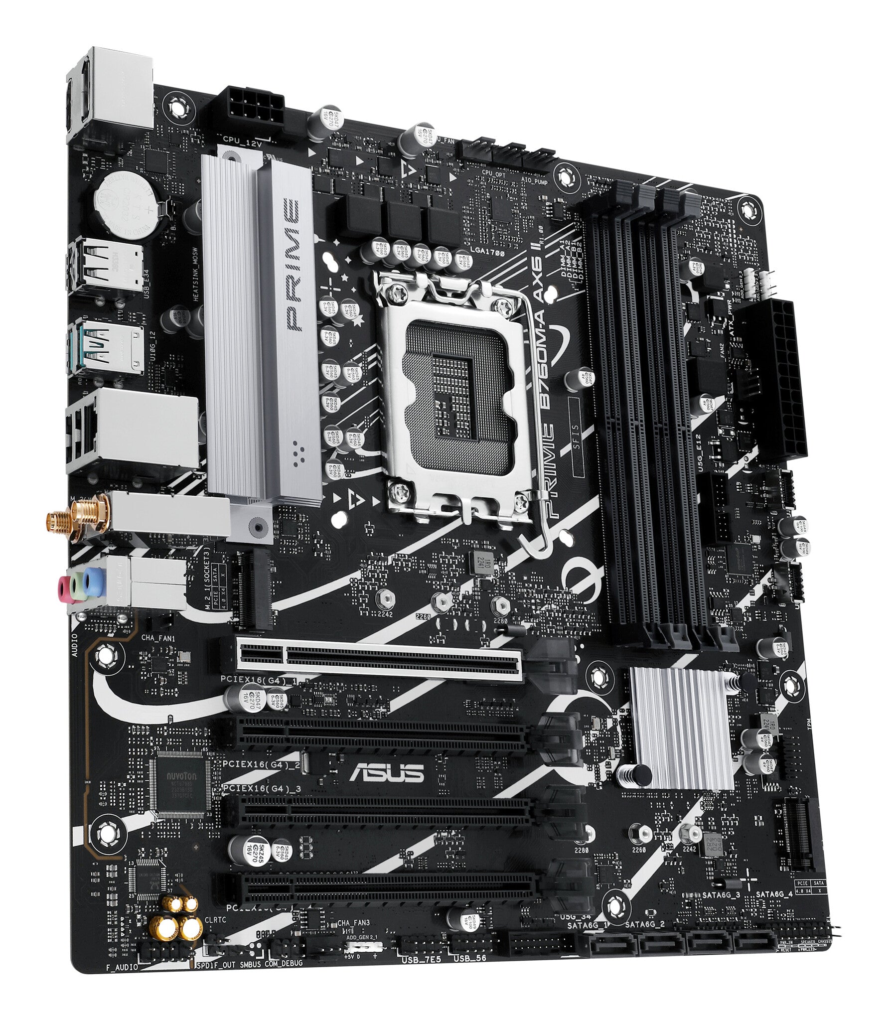 ASUS PRIME B760M-A AX6 II placa base Intel B760 LGA 1700 Micro ATX