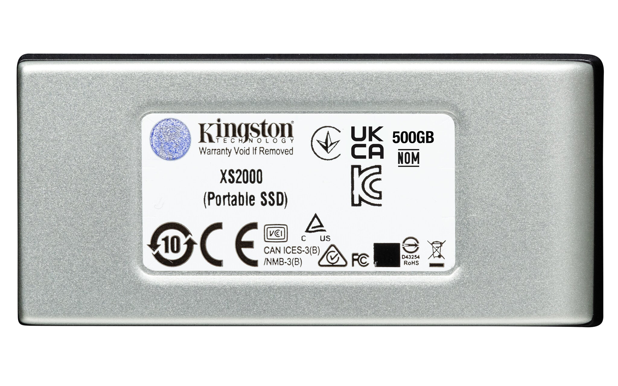 Kingston Technology XS2000 1 TB USB Tipo C 3.2 Gen 2 (3.1 Gen 2) Negro, Plata