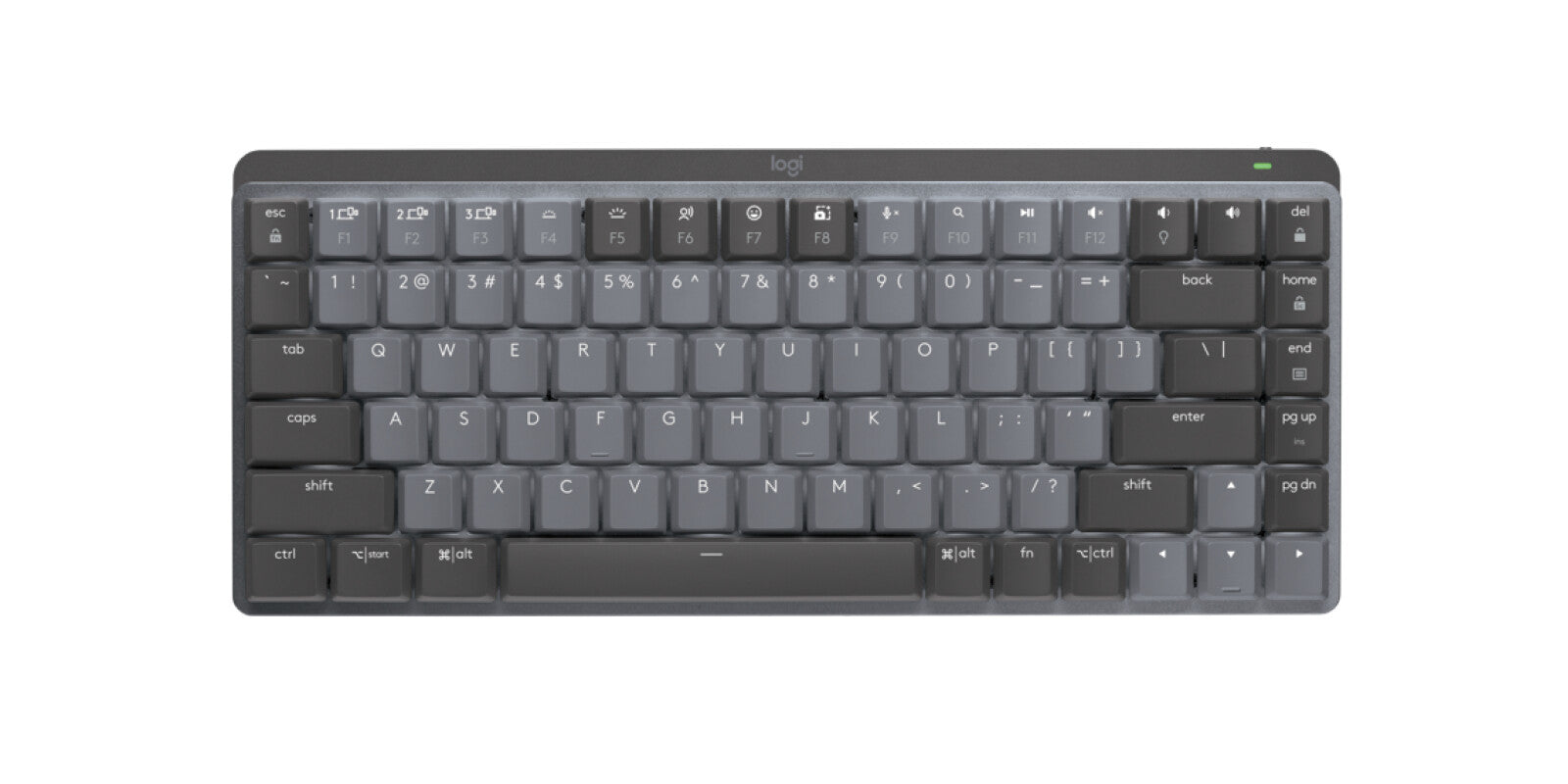Logitech 920-010846 teclado Oficina RF inalámbrico + bluetooth Español Grafito