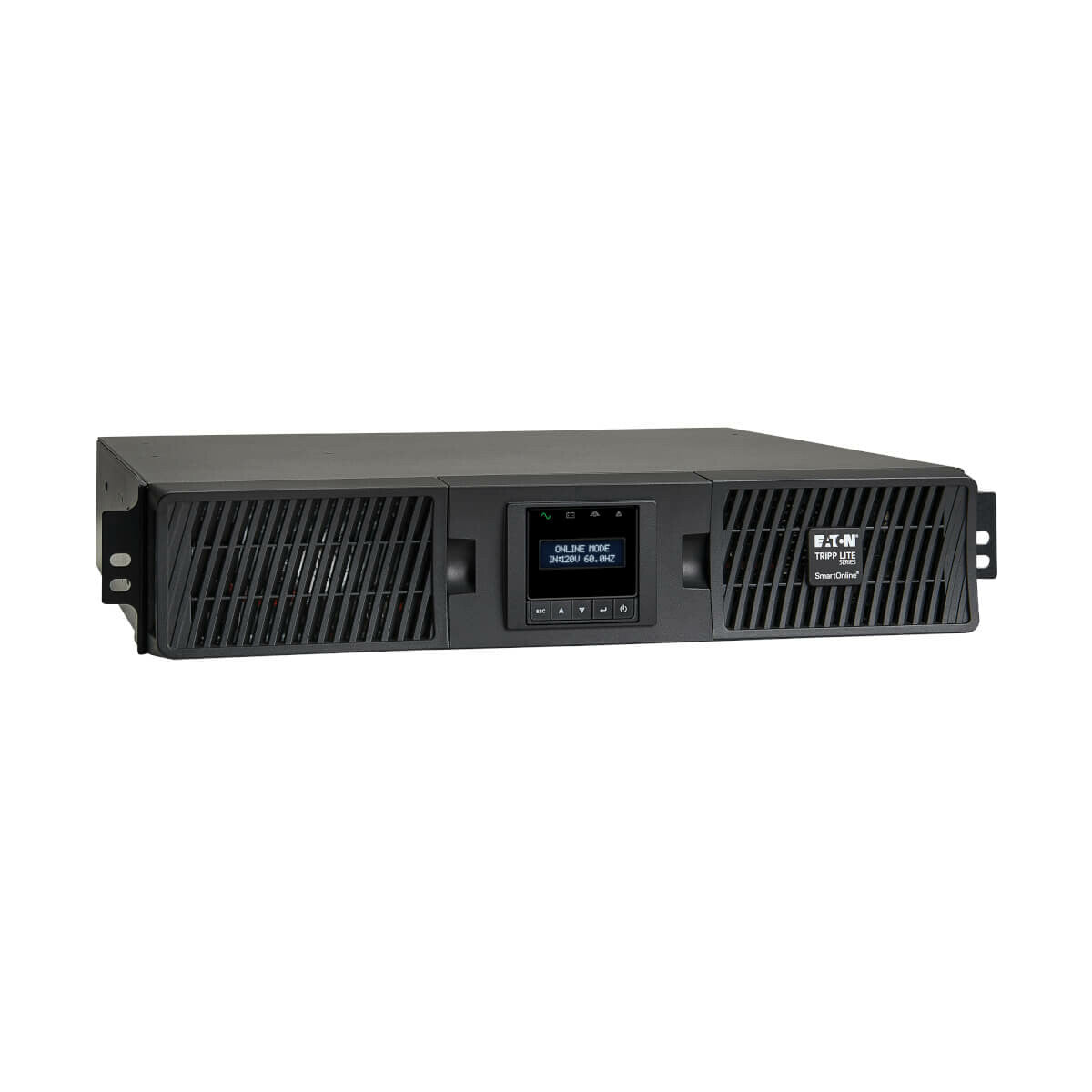 Tripp Lite SU1500RTXLCD2U SmartOnLine 1500VA 1350W 120V de doble Conversión Onda Sinusoidal UPS - 8 tomacorrientes, autonomía extendida, opción de tarjeta de red, LCD, USB, DB9, montaje en rack/torre de 2U.