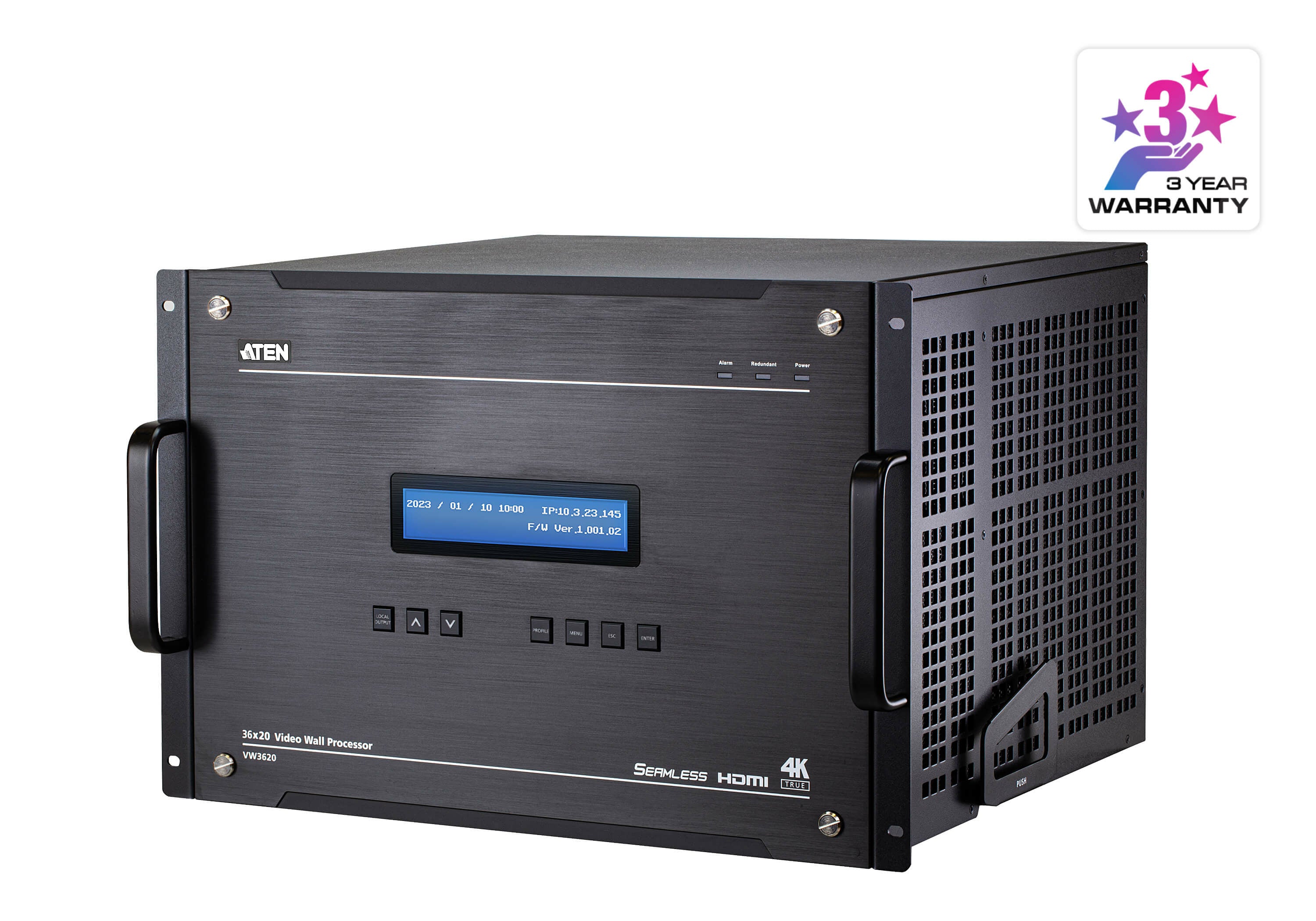 36 x 20 Procesador Modular Video Wall | Procesa hasta 36 fuentes de entrada y gestiona hasta 20 monitores | Escalabilidad True 4K@60 con procesamiento de señales 4:4:4
