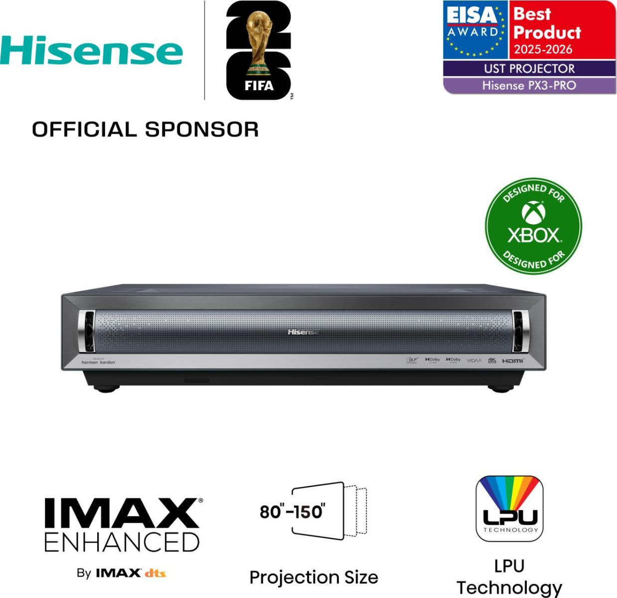 Hisense PX3-PRO UHD 4K Laser Projector