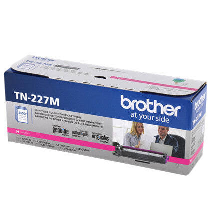 Brother TN-227M cartucho de tóner 1 pieza(s) Original Magenta