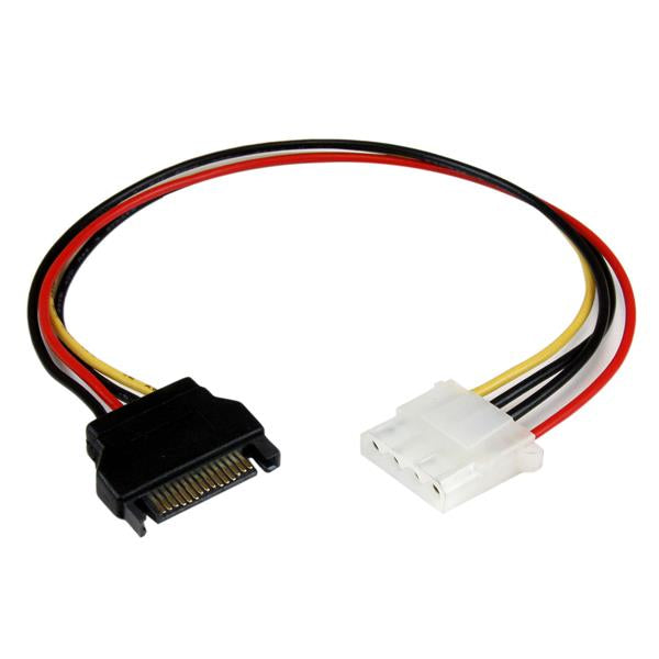 CABLE ADAPTADOR DE 30CM CONVERTIDOR DE 4 PINES A SATA - HEMBRA LP4 A MACHO SATA ALIMENTACIN CORRIENTE - CONVERSOR - STARTECH.COM MOD. LP4SATAFM12
