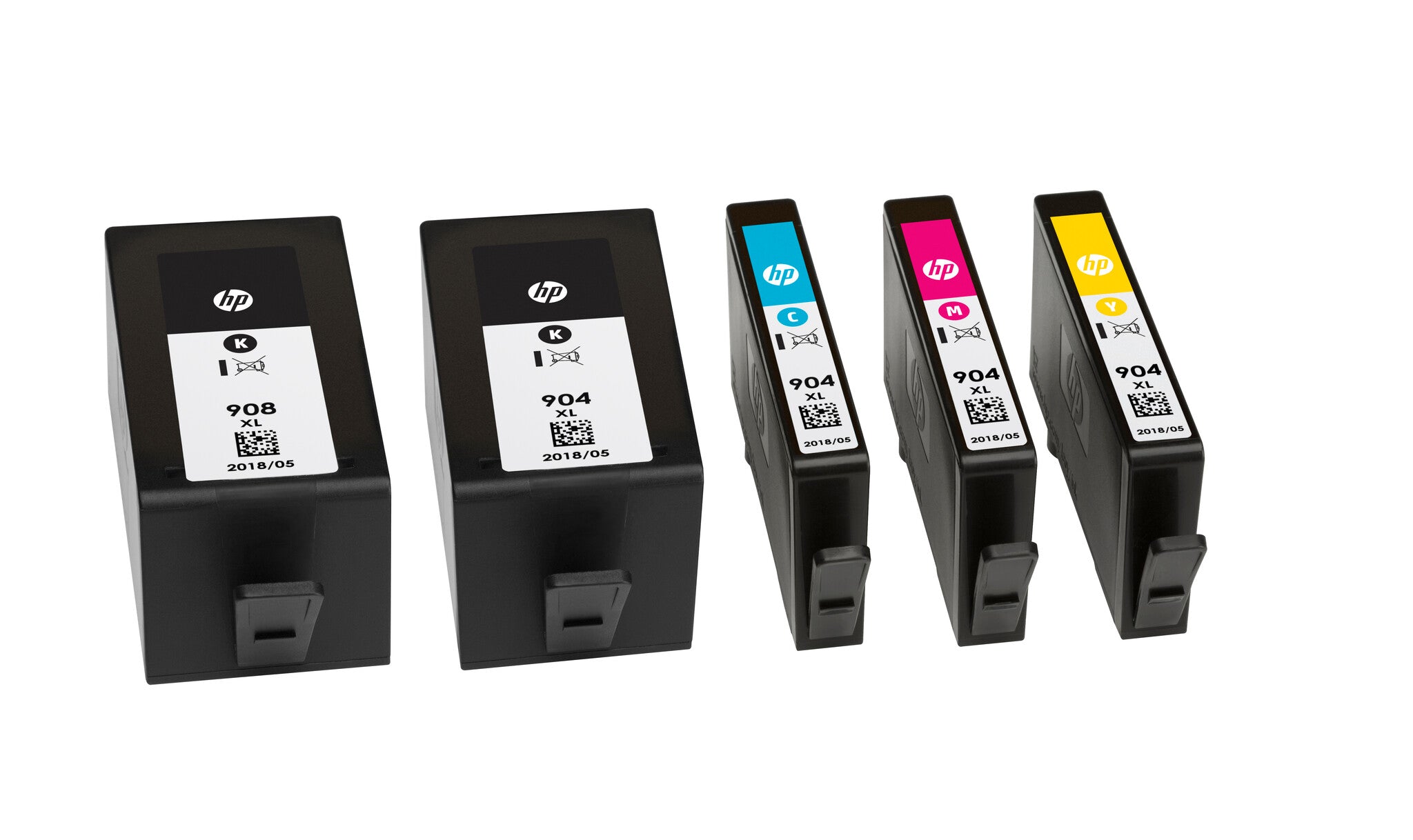 HP Cartucho original de tinta de alta capacidad 904XL cian