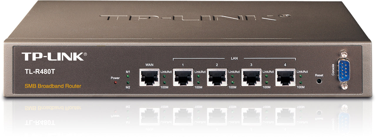 Router Balanceador de Carga Multi-Wan, 1 puerto LAN 10/100 Mbps, 1 puerto WAN 10/100 Mbps, 3 puertos Auto configurables LAN/WAN, Sesiones Concurrentes 30,000 para Negocios Pequeños y Medianos