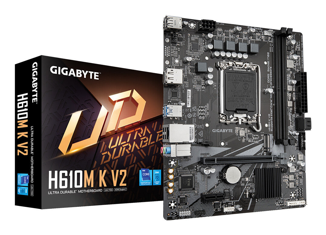 GIGABYTE H610M K V2 placa base Intel H610 LGA 1700 Micro ATX