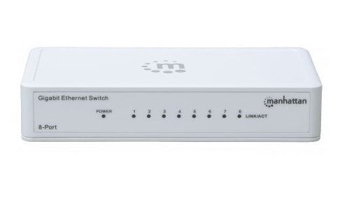 Switch Intellinet GB 8 Puertos MH Color Blanco