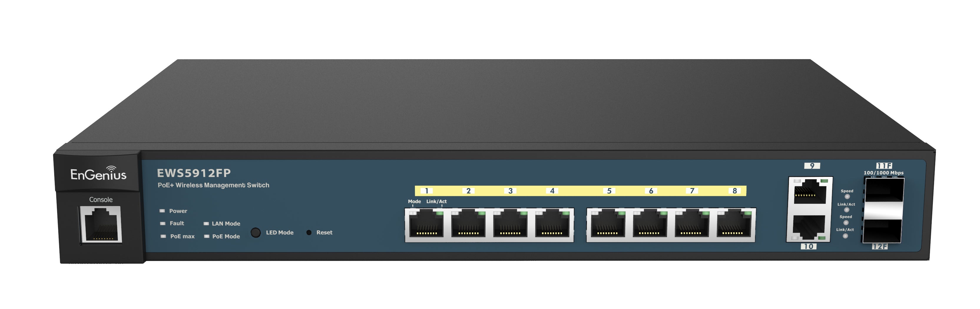 Controlador switch Poe serie Neutron de 8 puertos, (soporta hasta 50 AP serie Neutron)