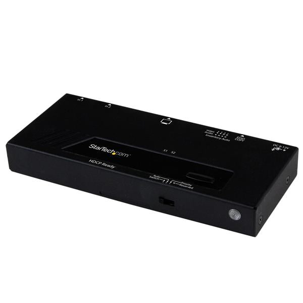 SWITCH HDMI DE 2 PUERTOS CON SWITCH AUTOMATICO Y PRIORITARIO 1080P