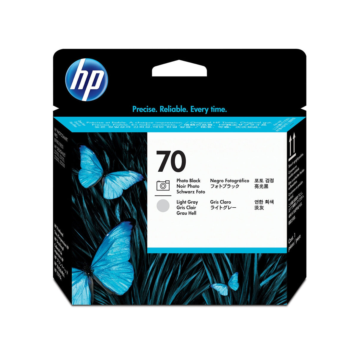 HP Cabezal de impresión DesignJet 70 negro fotográfico y gris claro