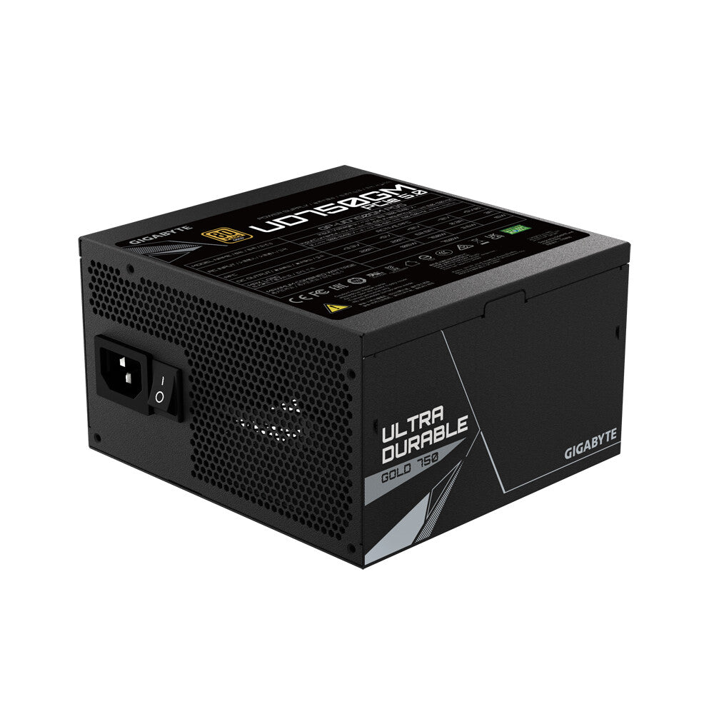 GIGABYTE UD750GM PG5 unidad de fuente de alimentación 750 W 20+4 pin ATX ATX Negro