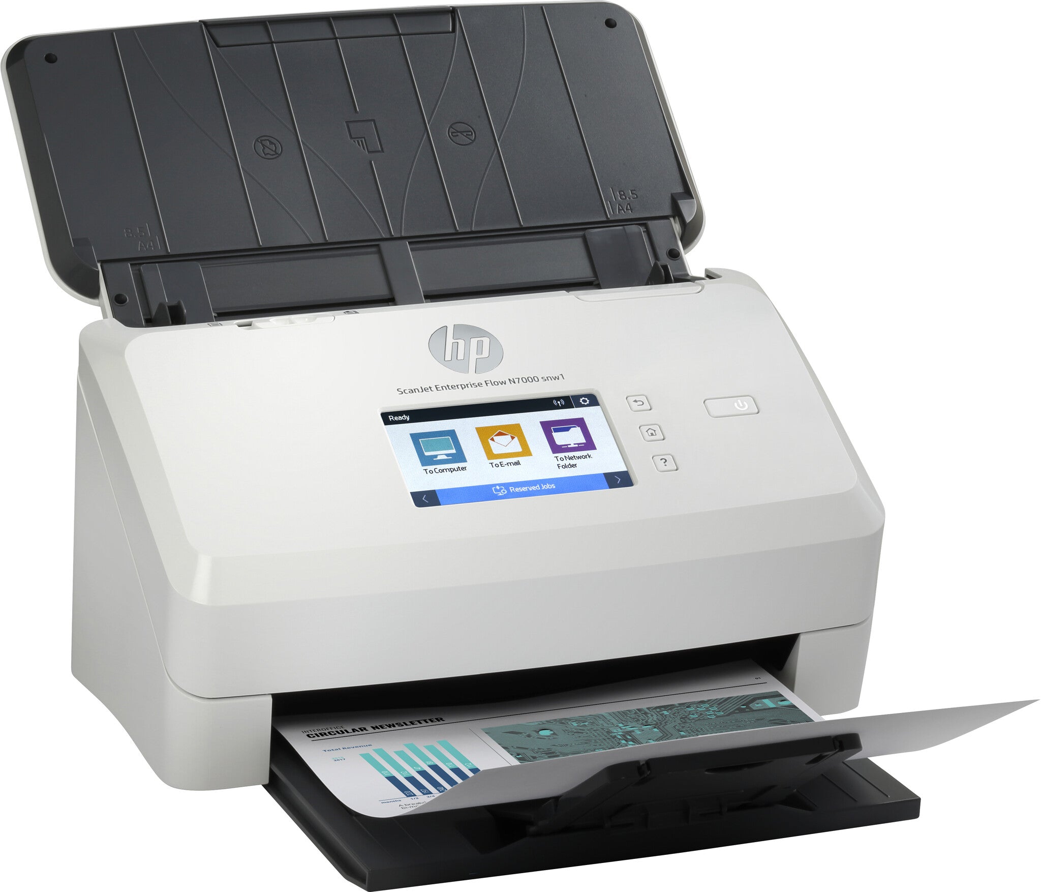 HP ScanJet Enterprise Flow N7000 snw1 Escáner alimentado con hojas 600 x 600 DPI A4 Blanco