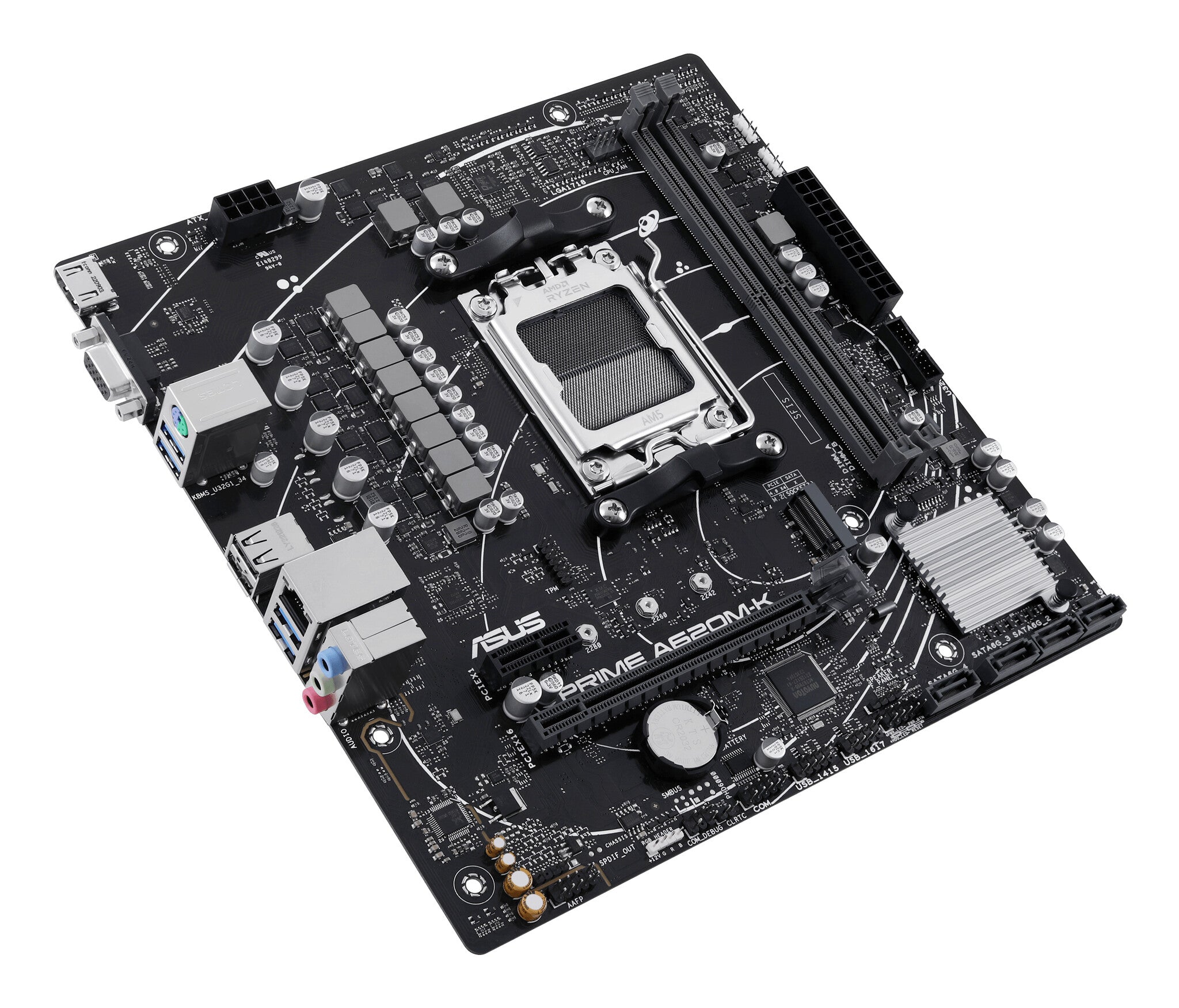 ASUS PRIME A620M-K AMD A620 Enchufe AM5 Micro ATX
