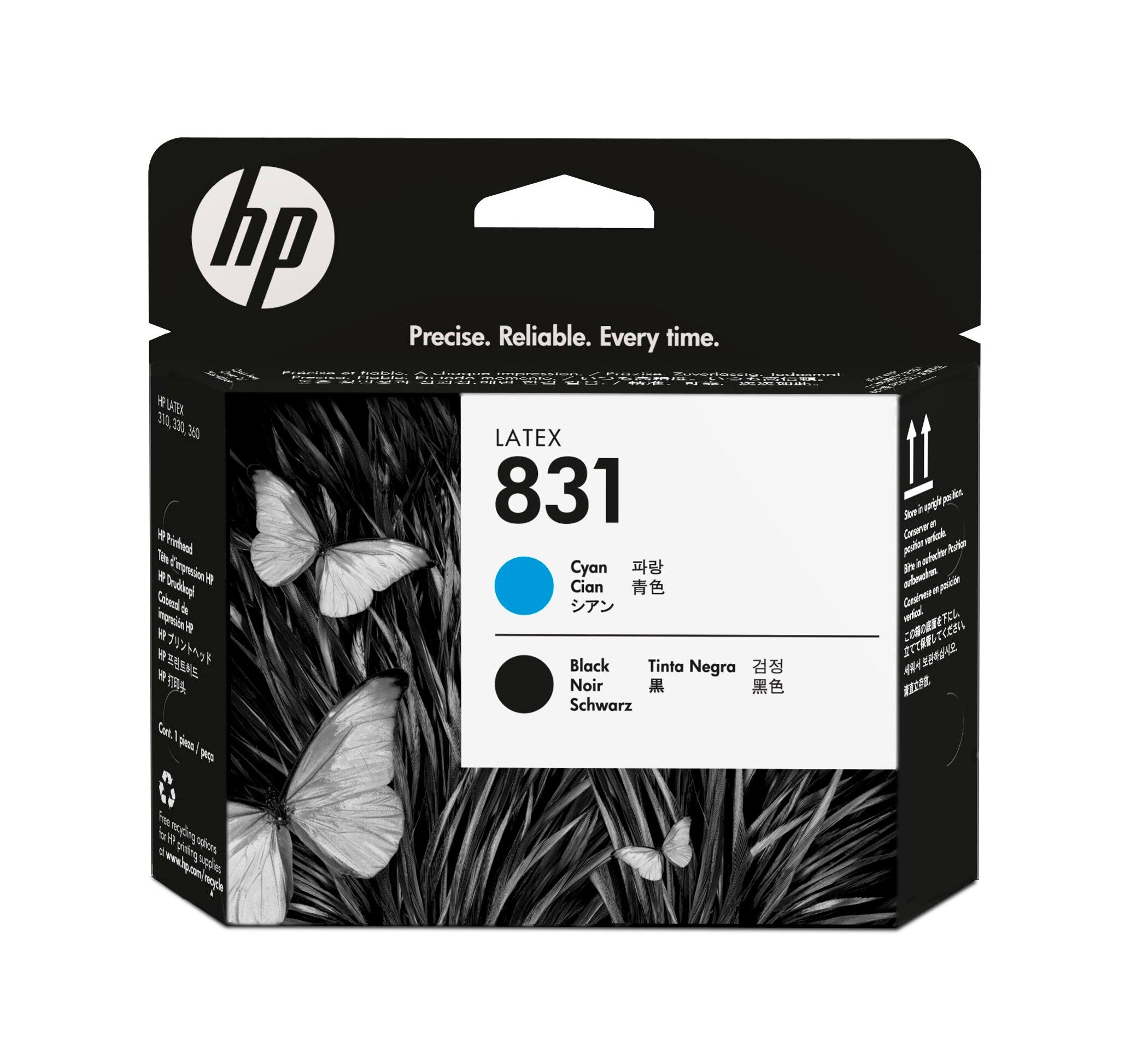 Cabezal Impresión HP LX 831 Latex Color Cian-Negro