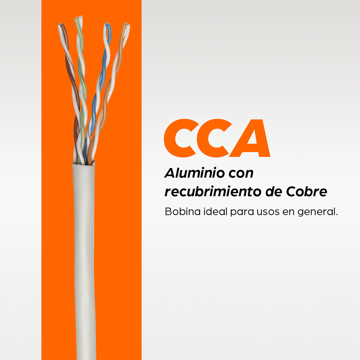 Intellinet BOBINA CABLE UTP DE RED CAT5E CCA ROLLO 305M SOLIDA GRIS, PyME