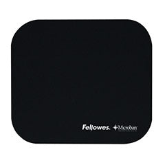 Fellowes Black Mouse Pad with Microban