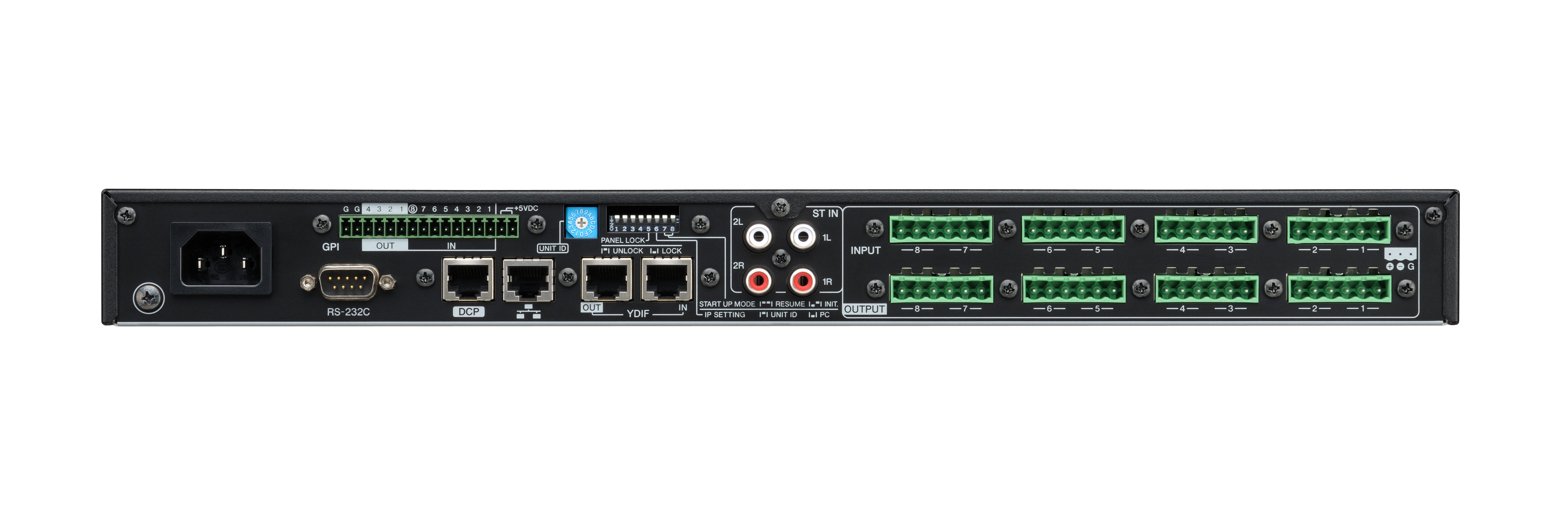 Procesador Matricial de Audio | 26 Entradas | 8 Salidas | Ideal para Instalaciones Comerciales