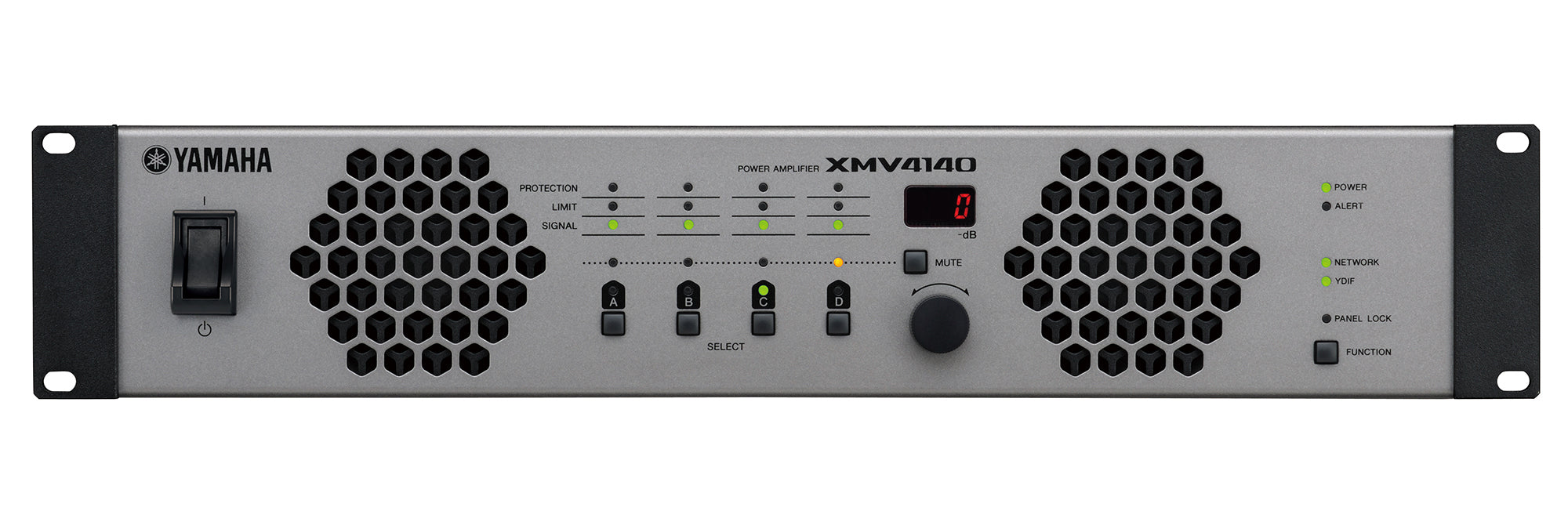 Amplificador de Audio Multicanal con Conexión Análoga / YDIF | 4 Canales, 140W | 8 OHMS | 70/100V