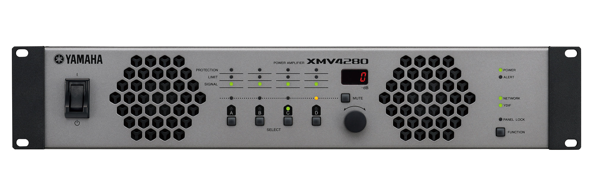 Amplificador de Audio, 4 Canales, 280w, Alta y Baja Impedancia, Conexión Análoga y YDIF, Para Serie MTX
