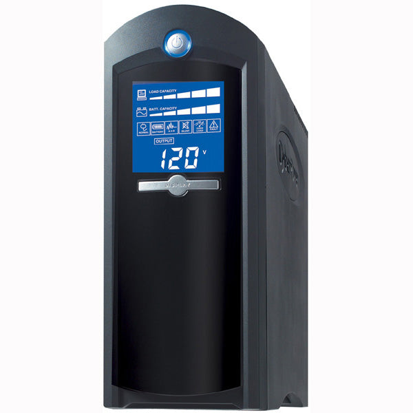 UPS de 1500 VA/900 W, Topología Línea Interactiva, Entrada 120 Vca NEMA 5-15P, Tipo Mini Torre, Con 12 Tomas NEMA 5-15R