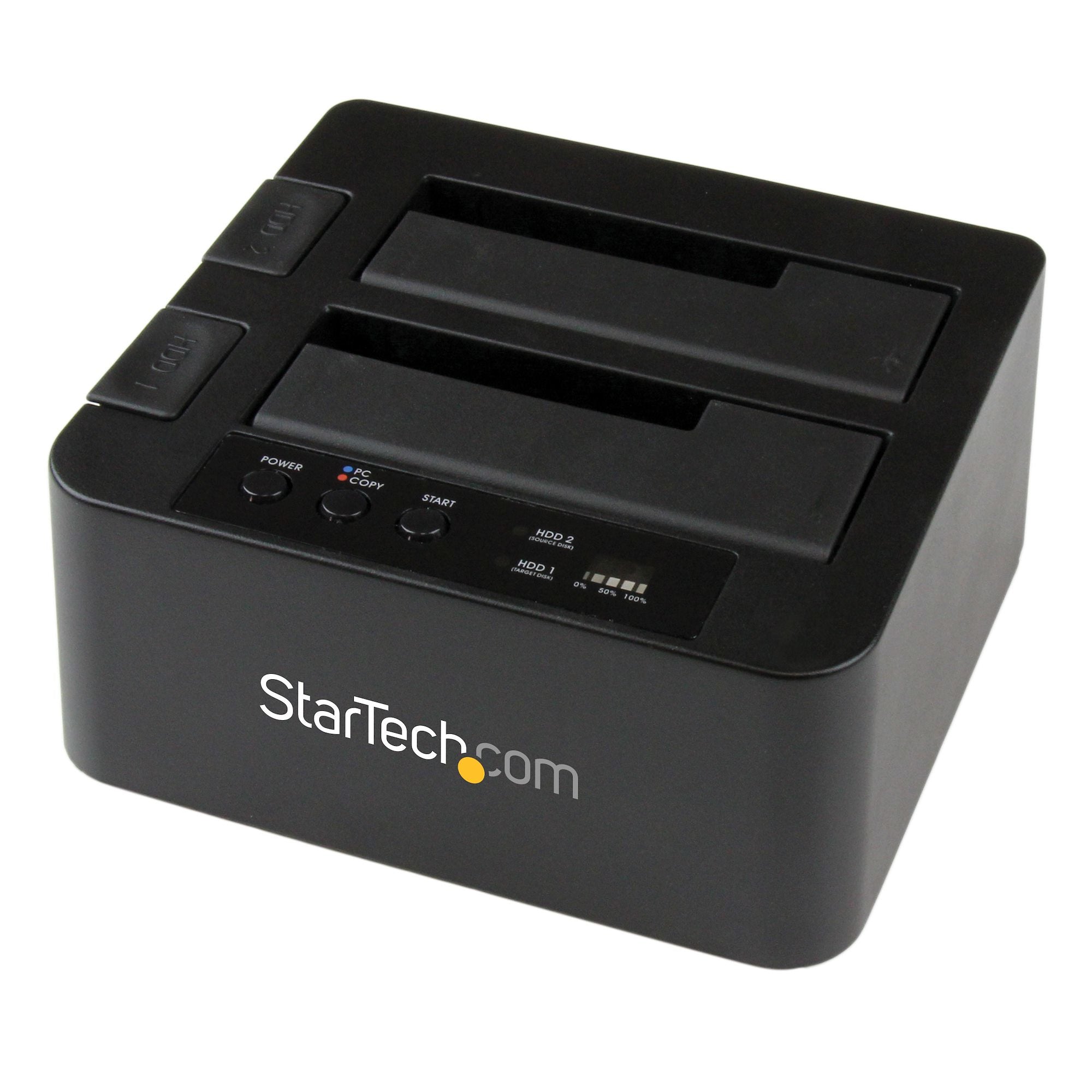 BASE CLONADORA DOCK STATION USB 3.0 Y ESATA COPIADORA DE UNIDADES DE DISCO SATA 6GBPS DE 2.5 Y 3.5 PULGADAS - CLONADOR AUTONOMO - STARTECH.COM MOD. SDOCK2U33RE