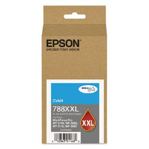 Epson 788XXL Extra High Capacity Ink WF-5190/WF-5690 Cyan Color