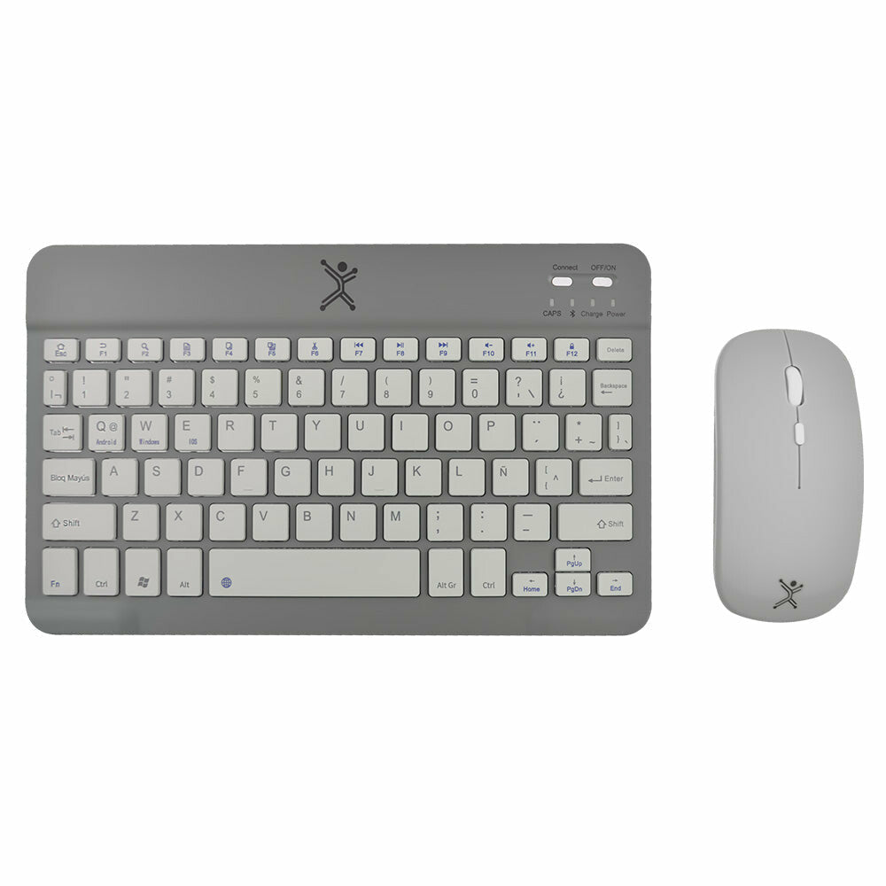 Perfect Choice Genova teclado Ratón incluido Universal RF inalámbrico + bluetooth Español Negro