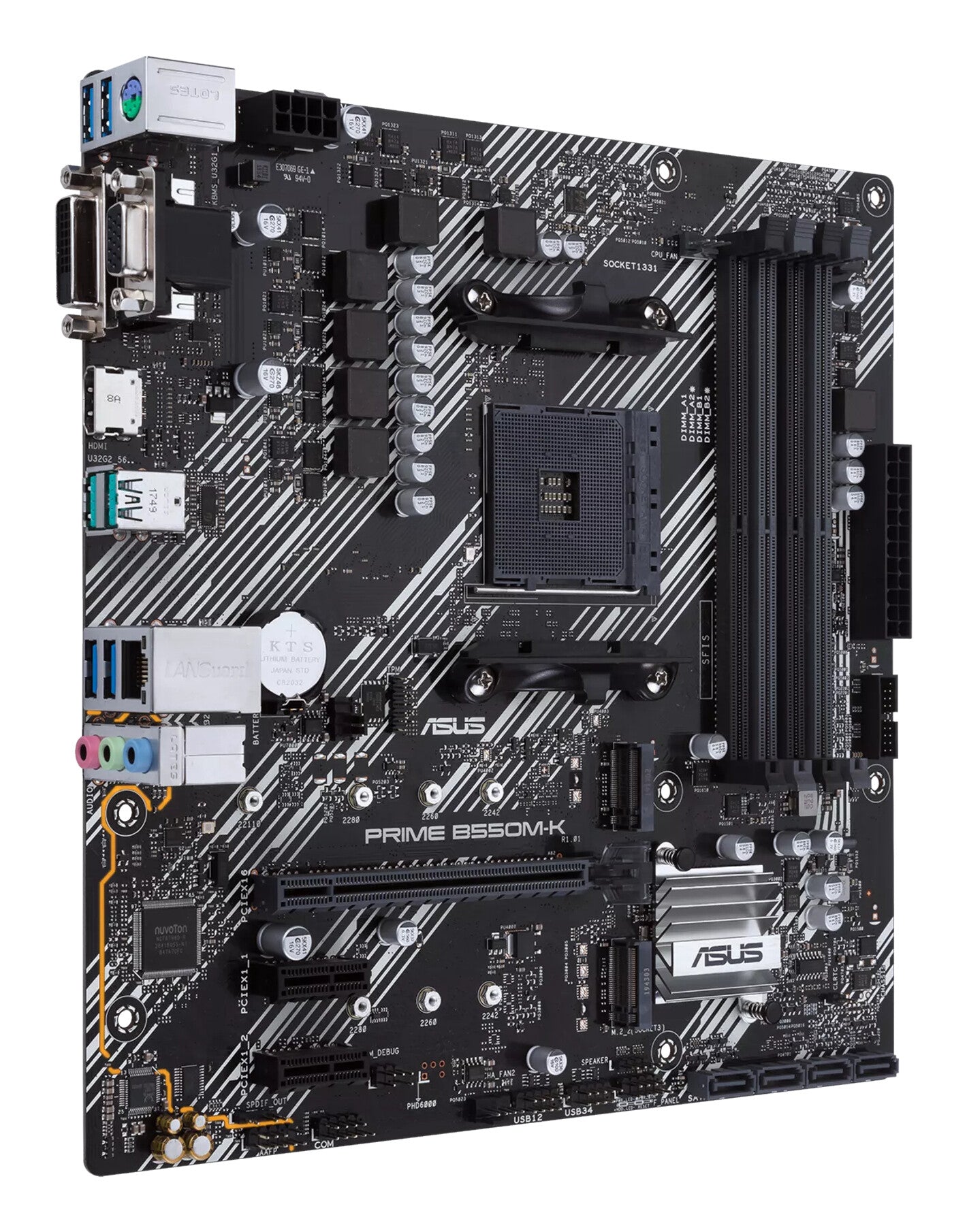 ASUS PRIME B550M-K AMD B550 Enchufe AM4 Micro ATX