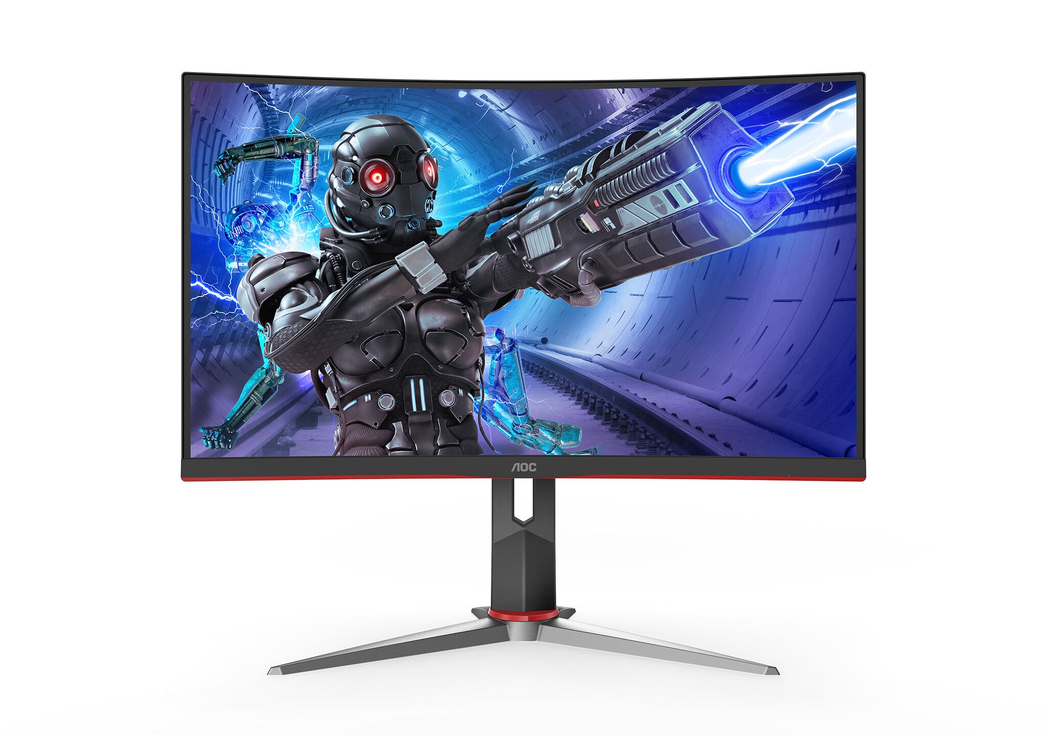 AOC C27G2 monitor de computadora 68.6 cm (27") 1920 x 1080 Pixeles Full HD LED Negro, Rojo
