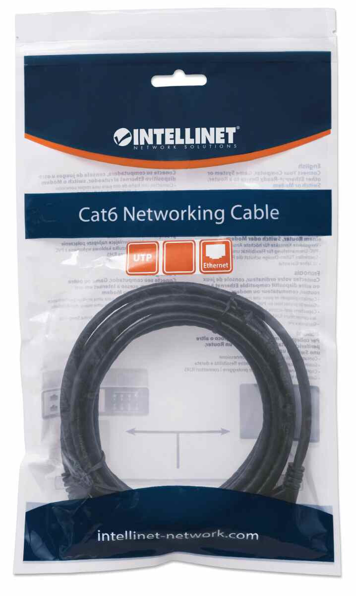 Intellinet Cable de red, Cat6, UTP