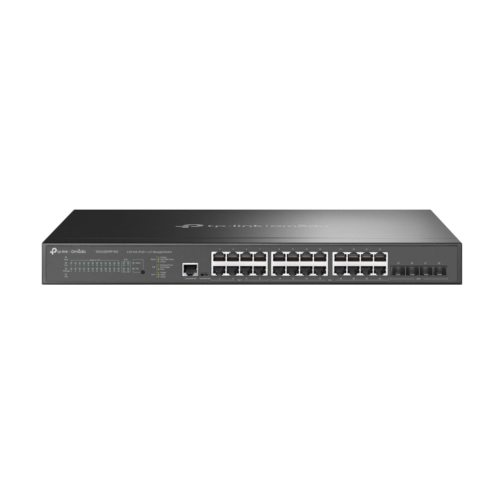 SWITCH | TP-LINK | SG3428XPP-M2 | GESTIONABLE DE 24 PUERTOS, POE++ Y 2.5G