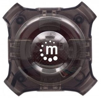 Mini USB 4-Port Black Economic Manhattan Hub