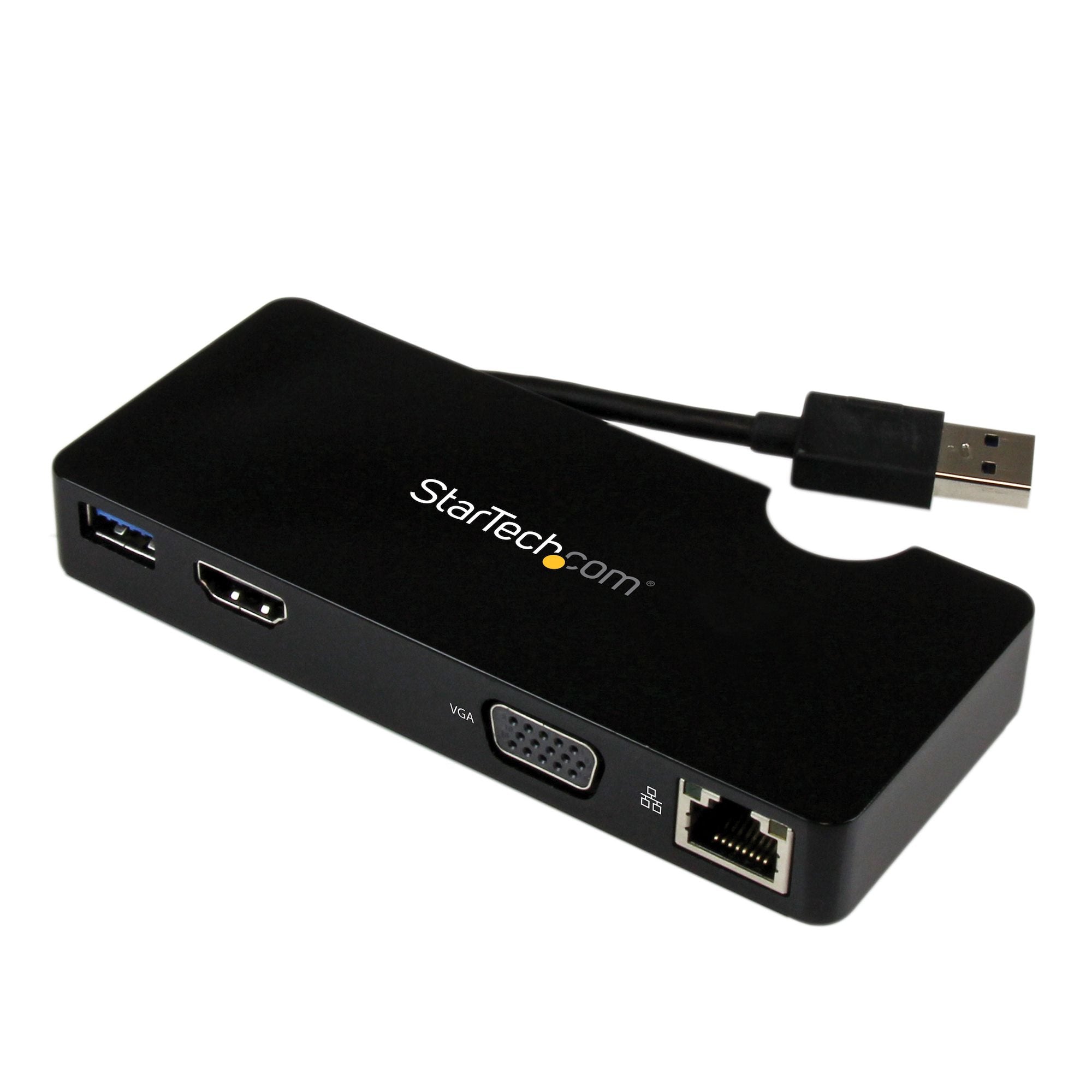 DOCKING STATION REPLICADOR DE PUERTOS USB 3.0 DE VIAJES CON HDMI O VGA - USB TIPO A - DOCKING STATION PARA LAPTOP - STARTECH.COM MOD. USB3SMDOCKHV