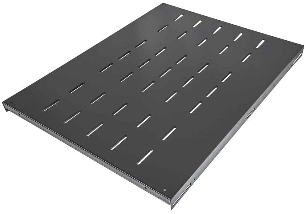 Charola Gabinete Intellinet Fija 19" 1U 600mm Profundidad Alta Resistencia Color Negro